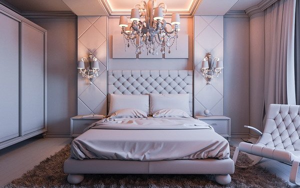 Wall design in the bedroom: ten creative ideas