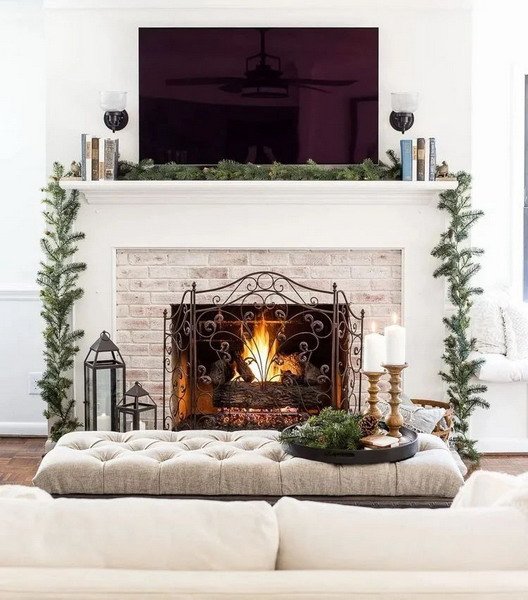 Winter decoration ideas 2024 for living room