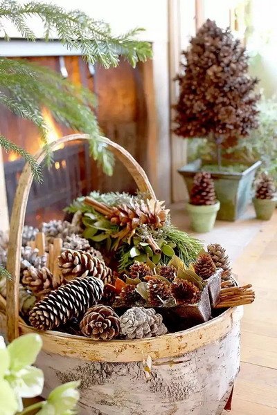 Winter decoration ideas 2024 for living room
