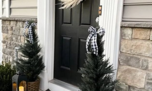 Christmas decorations for the house entrance 2025