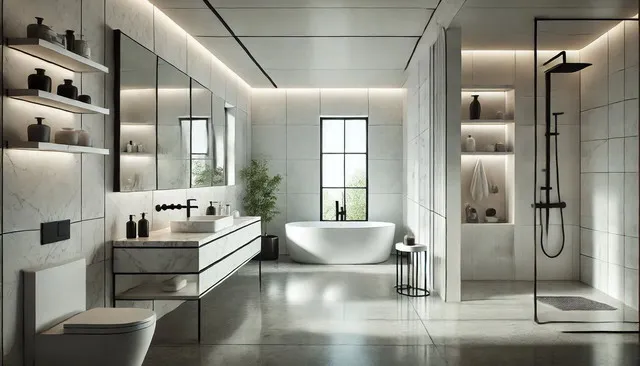 Luxury minimalist bathroom ideas 2026