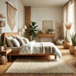 Natural materials in bedroom decor 2026
