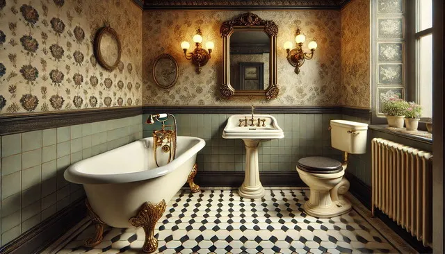 authentic 1900s bathroom