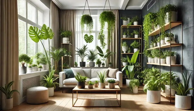 Living room plant decor trends for 2026