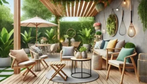 Garden furniture trends for small spaces 2026