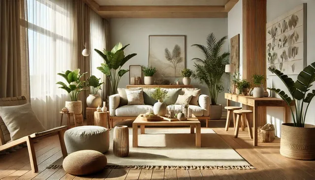 Eco-friendly living room decor for 2026