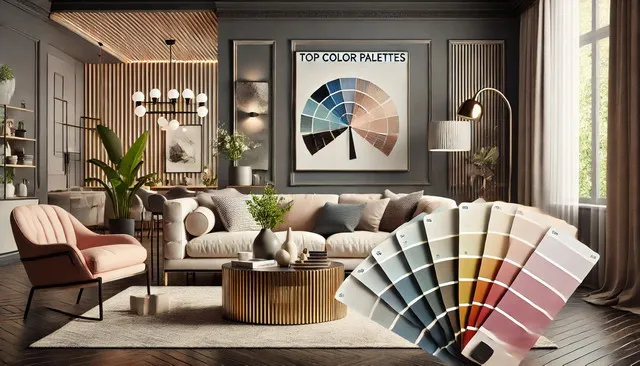 Top color palettes for home interiors 2026