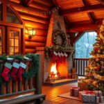 Log Home Christmas Decor Ideas