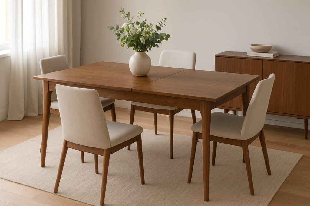 Lux Decor Harmonia Living Extendable Dining Table